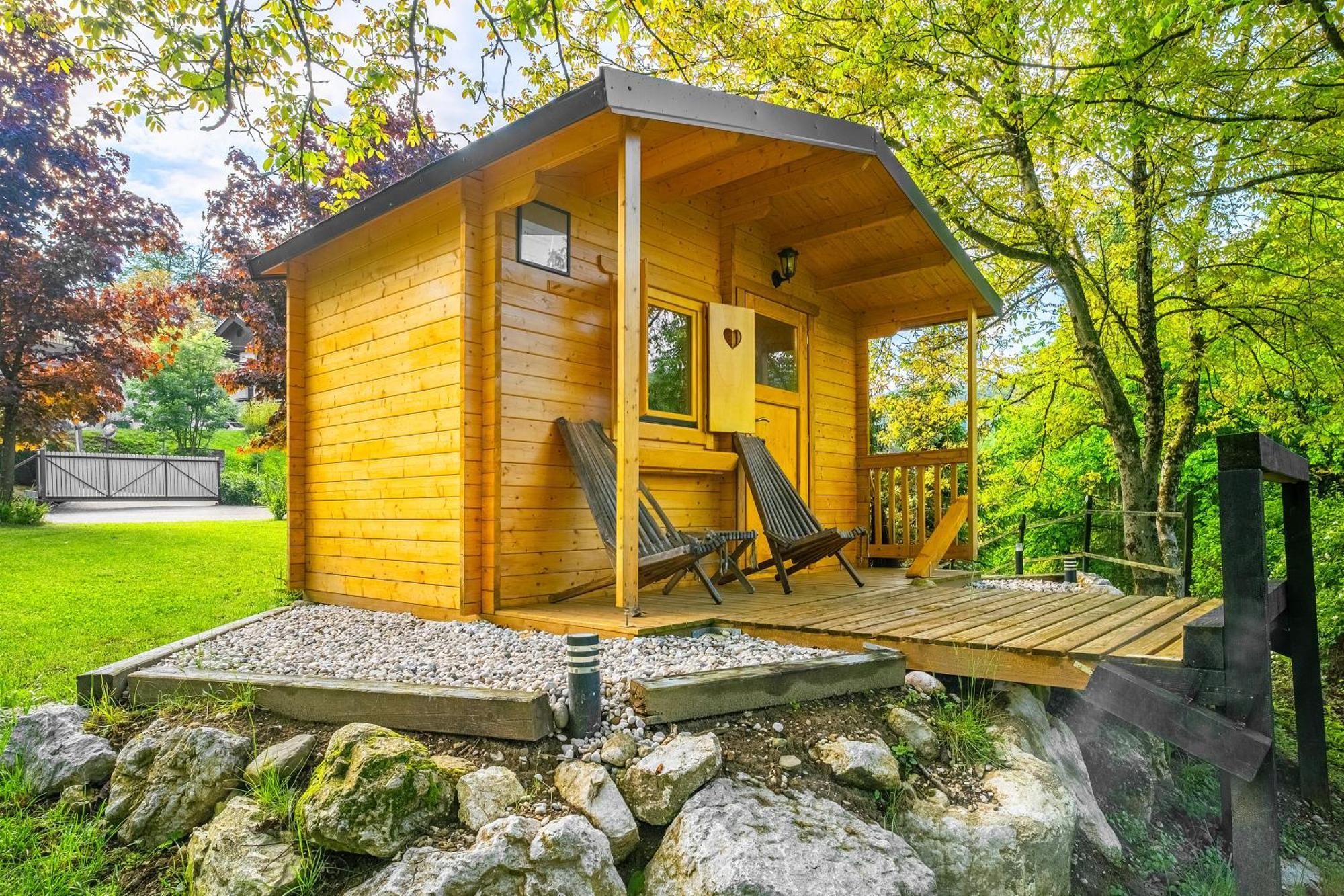 Resort Pod Orehi - Bled - Apartma & Glamping & Savna Exteriér fotografie