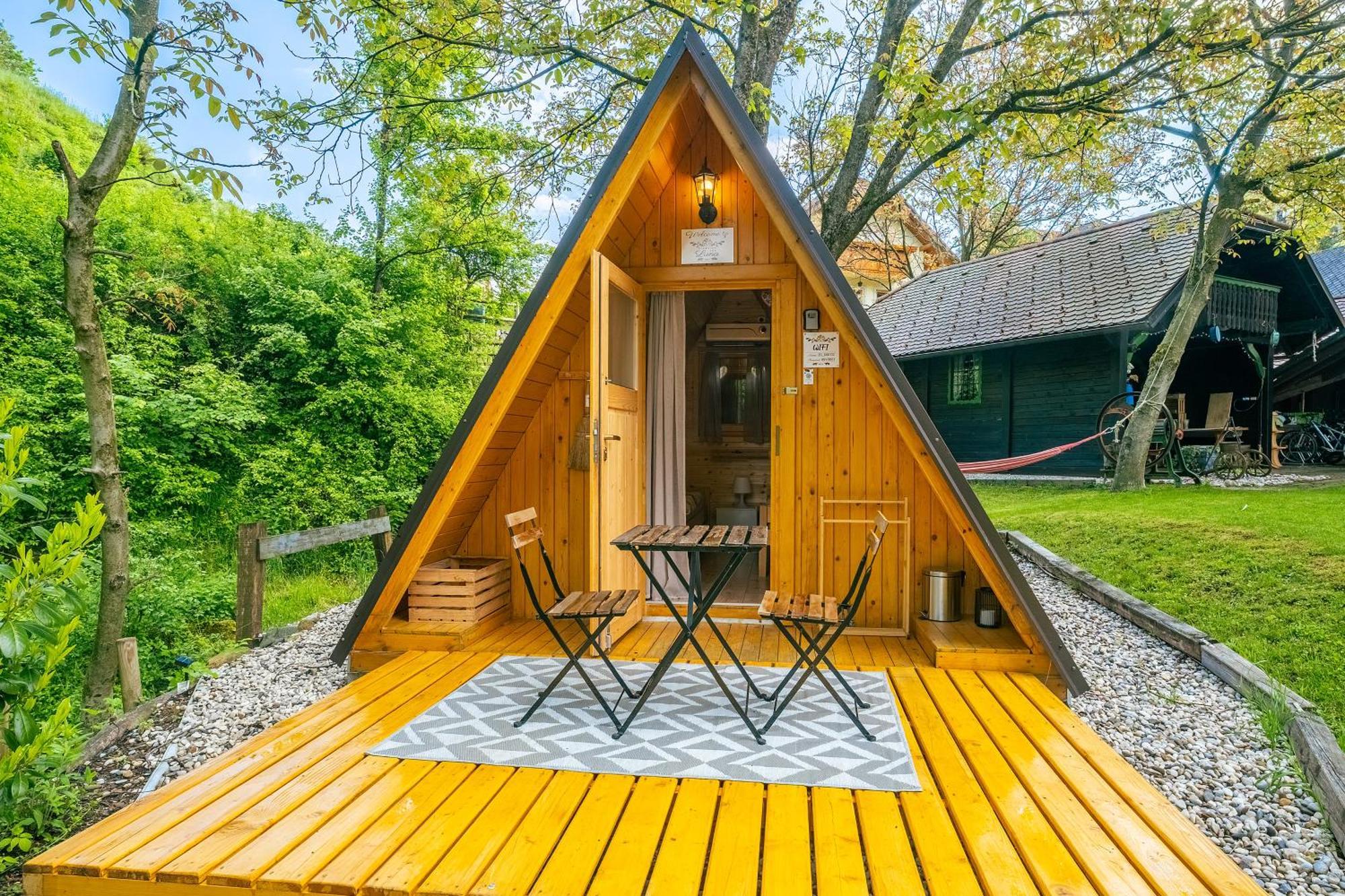 Resort Pod Orehi - Bled - Apartma & Glamping & Savna Exteriér fotografie